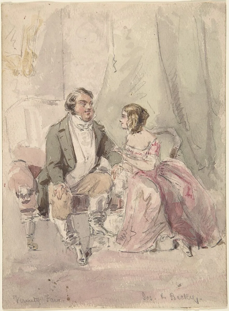 Scene from Vanity Fair: "Jos and Becky" — Jerry Barret|William Makepeace Thackeray