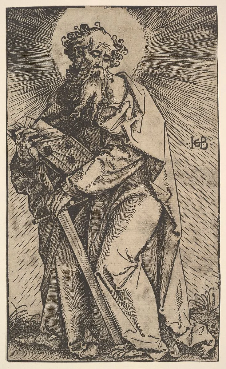Saint Paul from Christ and the Apostles — Hans Baldung (called Hans Baldung Grien)