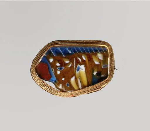 Glass mosaic bowl fragment