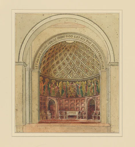 Design for chapel interior