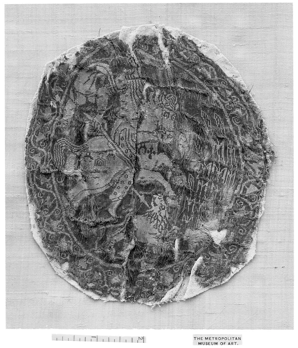 Roundel with Mounted Horseman Spearing a Lion — Unknown