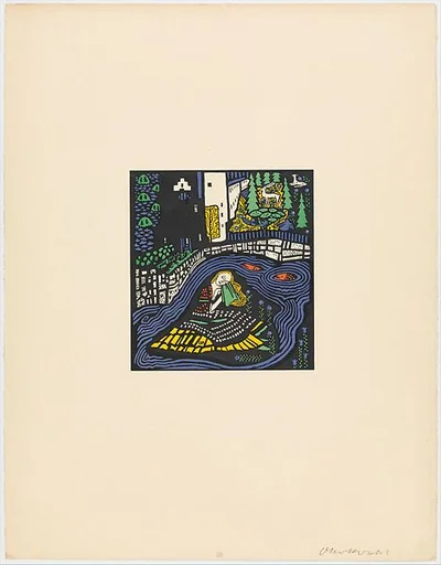 Schlafende Frau (Sleeping Woman), from the series Die Träumenden Knaben (The Dreaming Boys)