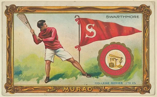 Swarthmore College, version one, part of the College Series cabinet cards (T6)