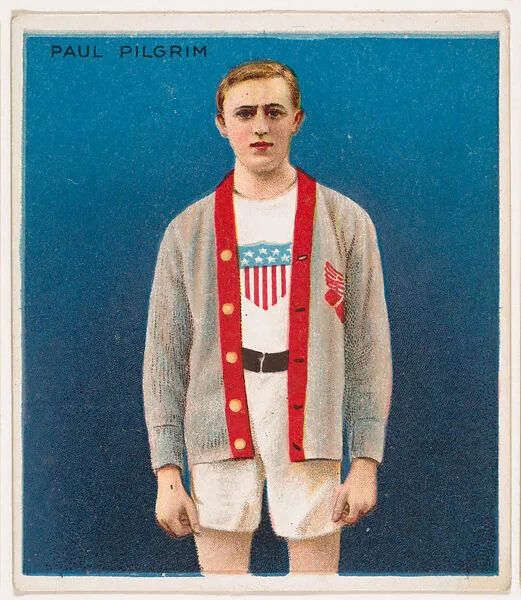 Paul Pilgrim, Track and Field, from Mecca & Hassan Champion Athlete and Prize Fighter collection, 1910 — Mecca Cigarettes