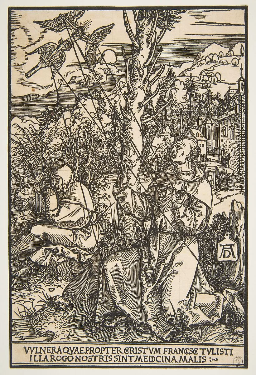 Saint Francis Receiving the Stigmata — Albrecht Dürer