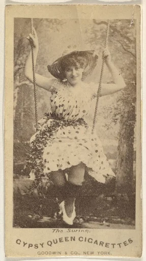 The Swing, from the Actors and Actresses series (N171) for Gypsy Queen Cigarettes