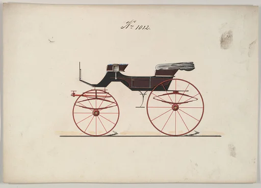 Design for Phaeton, no. 1012