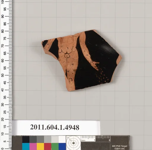 Terracotta fragment of a kylix (drinking cup)