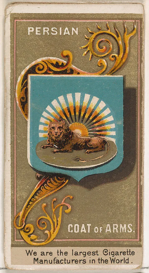 Shah of Persia, from the Rulers, Flags, and Coats of Arms series (N126-2) issued by W. Duke, Sons & Co. — W. Duke, Sons & Co.