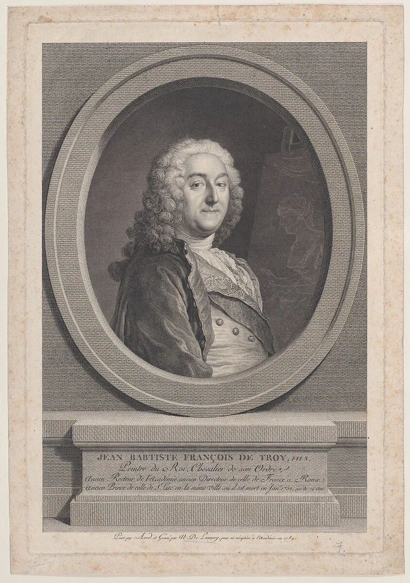 Jean Baptiste François de Troy, Fils — Jean Baptiste François de Troy|Nicolas de Launay