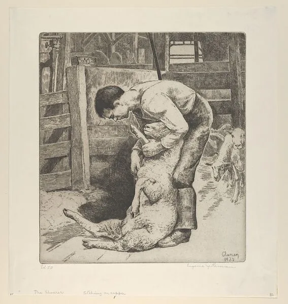 The Shearer — Eugenie Fish Glaman|WPA