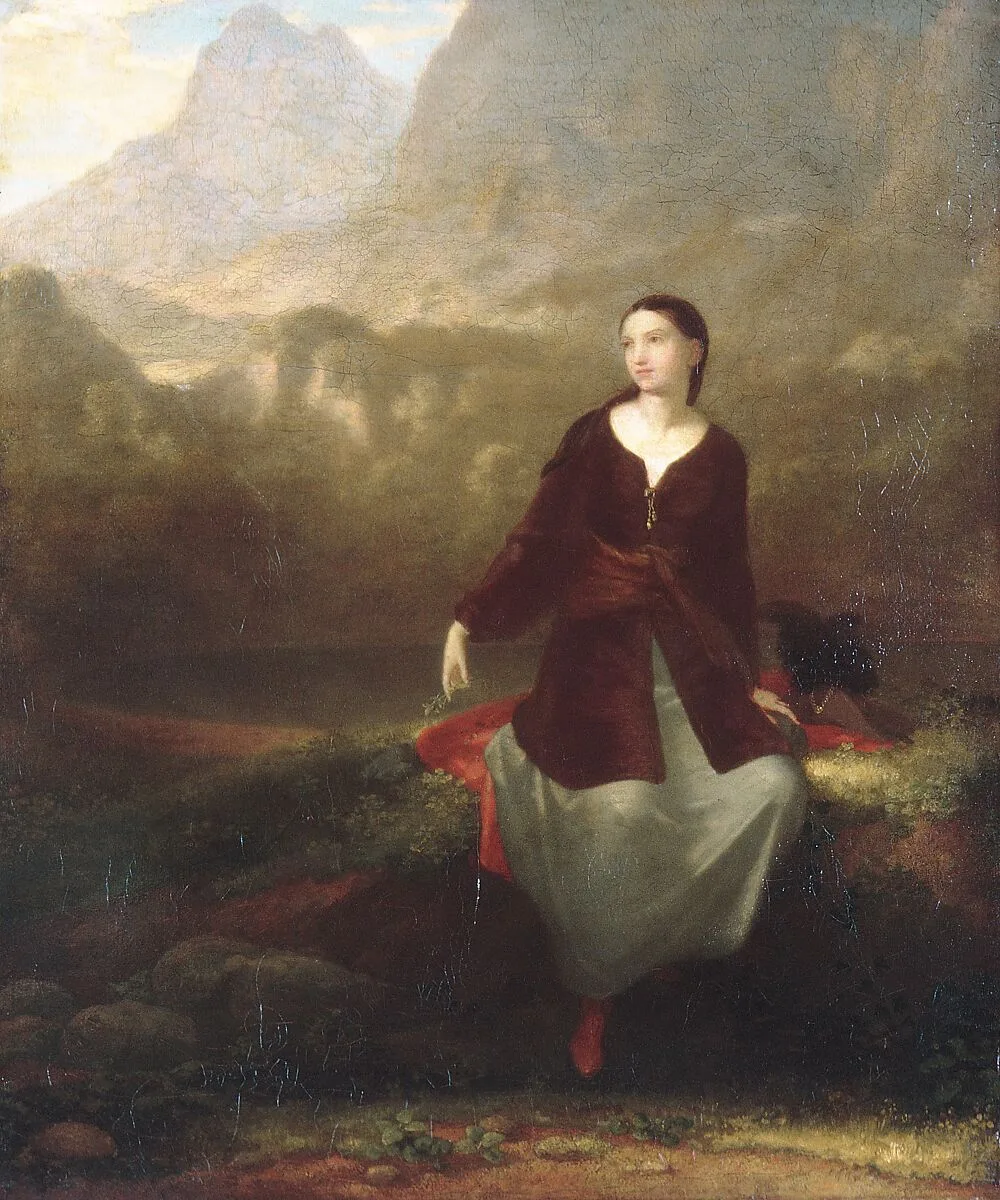 The Spanish Girl in Reverie — Washington Allston