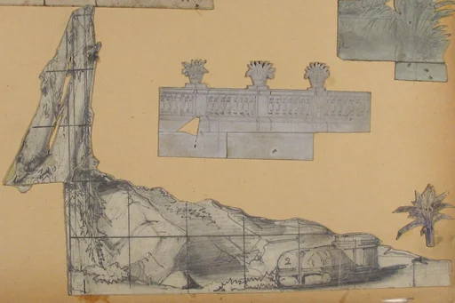 Design for a Stage Set at the Opéra, Paris