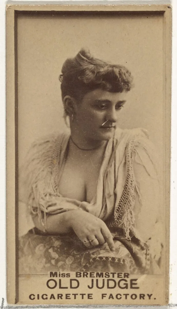 Miss Bremster, from the Actors and Actresses series (N171) for Old Judge Cigarettes — Goodwin & Company