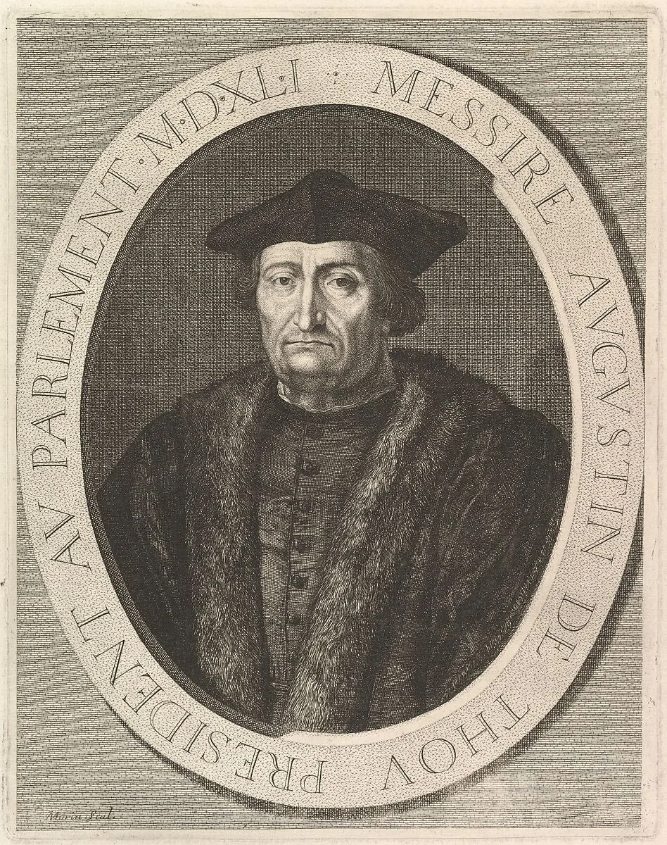 Augustin de Thou, president au Parlement — Jean Morin