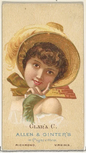 Clara C., from World's Beauties, Series 2 (N27) for Allen & Ginter Cigarettes