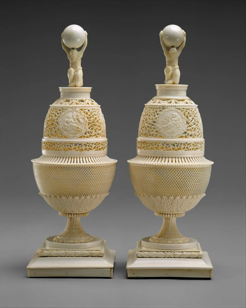 Pair of vases — Nikolai Stepanovich Vereshchagin
