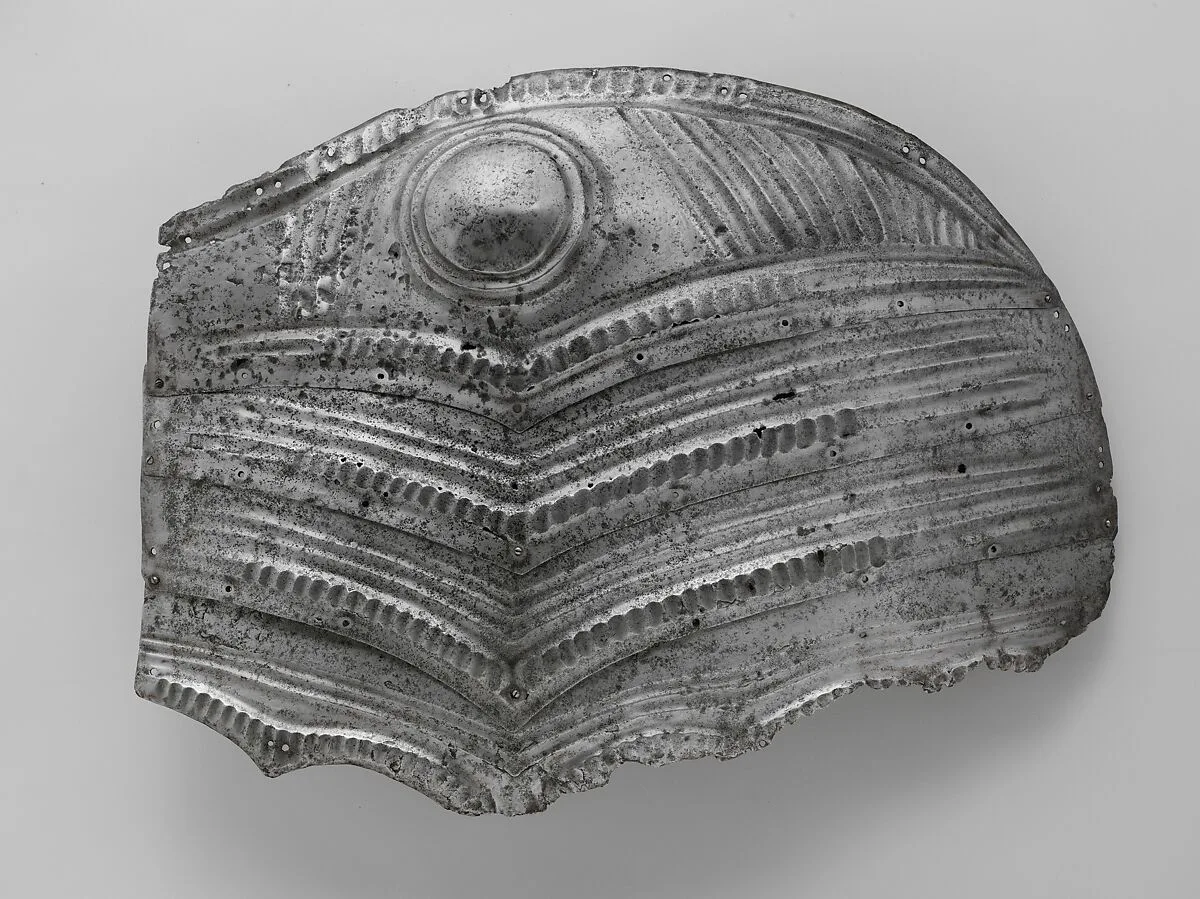 Left Side Panel of a Crupper — Unknown
