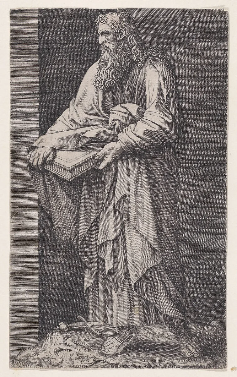 St. Paul, from Christ and the Apostles — Lambert Suavius|Lambert Lombard|Jakob Andreas Fridrich the Elder
