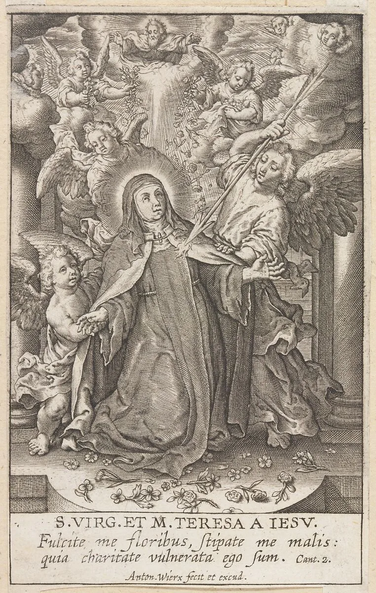 St. Theresa — Antonius Wierix III