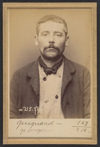 Guignard. Georges, Auguste. 36 ans, né le 1/1/58 à Neuilly (Seine). Plombier. Anarchiste. 15/3/94.