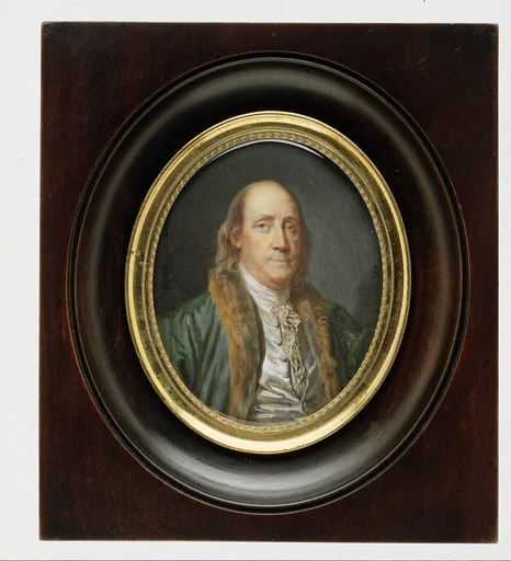 Benjamin Franklin (1706–1790), after a Painting by Greuze of 1777