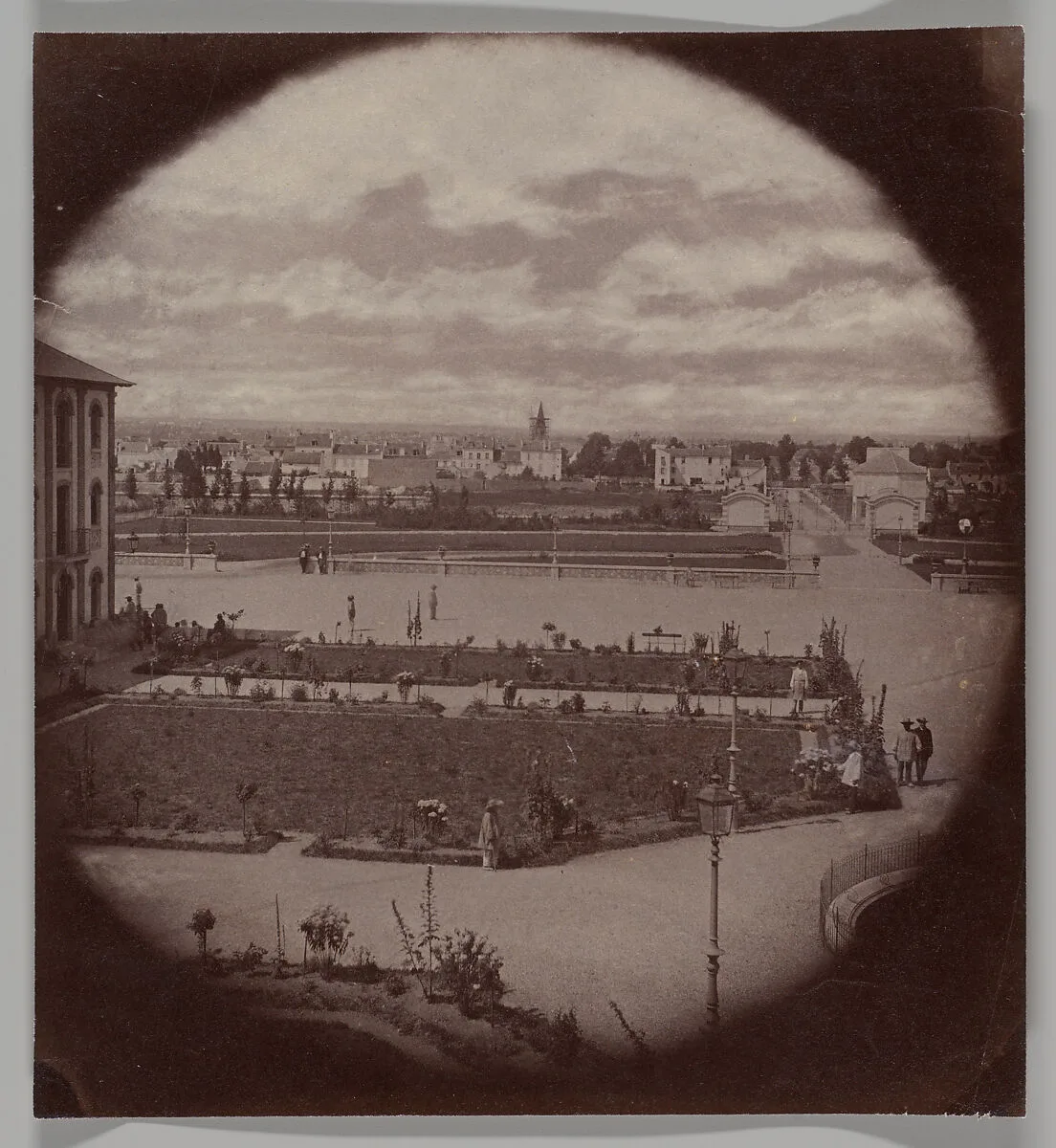 Asile impériale de Vincennes, vue de Charenton — Charles Nègre