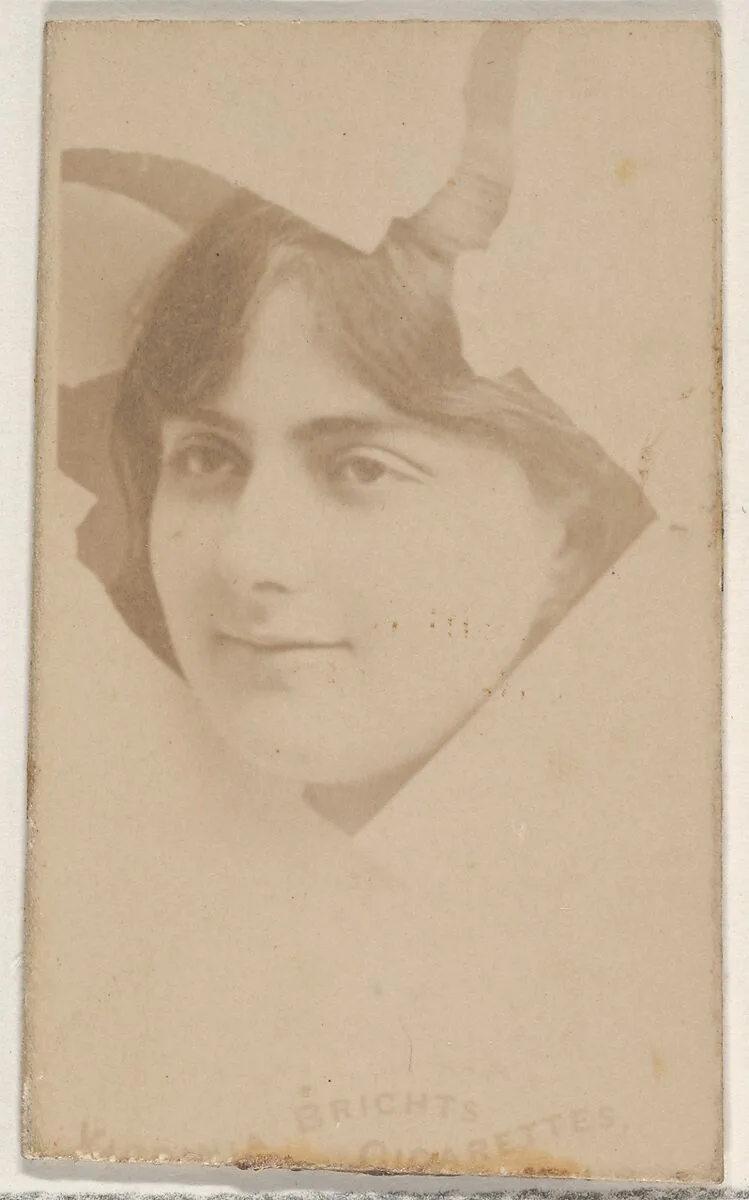 From the Actors and Actresses series (N45, Type 5) for Virginia Brights Cigarettes — Allen & Ginter