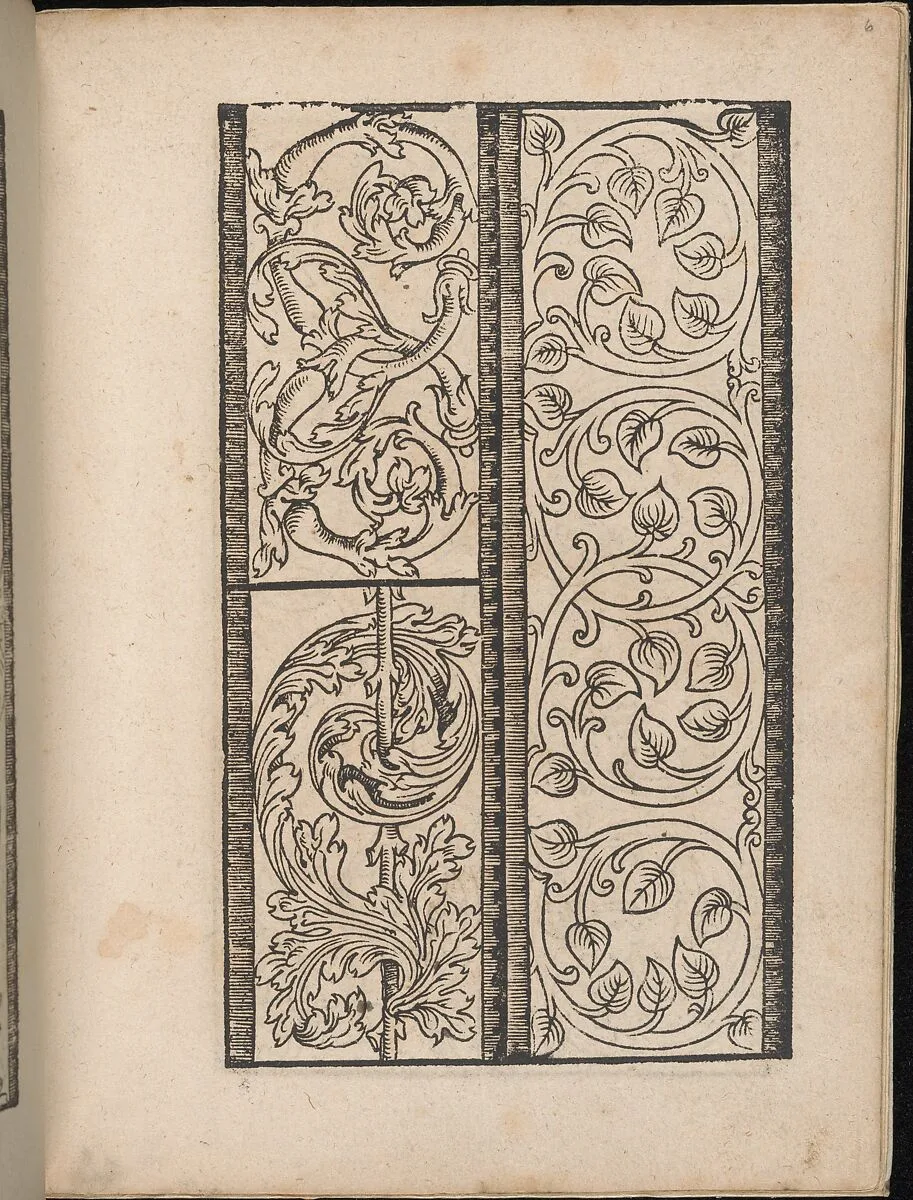 Ein new Modelbuch..., page 3 (verso) — Johann Schönsperger the Younger