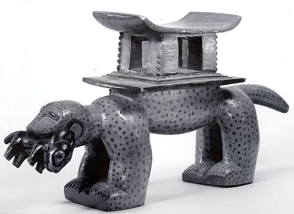 Prestige Stool with Leopard Base — Unknown
