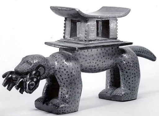 Prestige Stool with Leopard Base