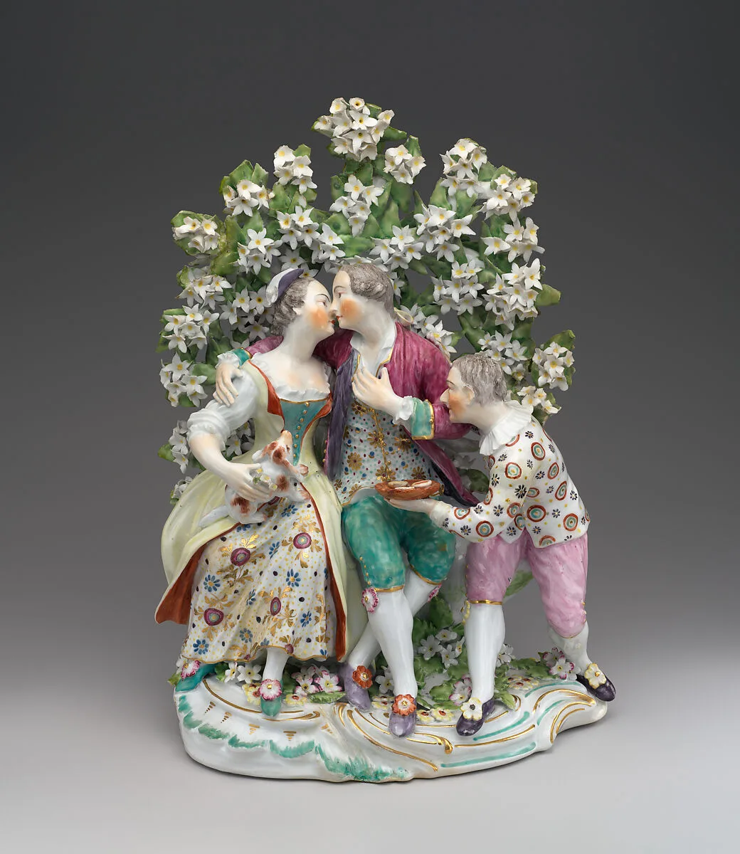 Lovers and clown — Derby Porcelain Manufactory