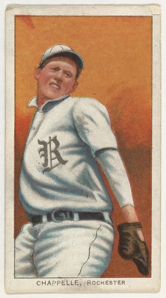 Chappelle, Rochester, Eastern League, from the White Border series (T206) for the American Tobacco Company — American Tobacco Company