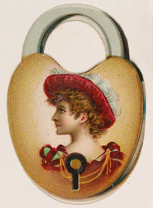 Padlock, from the Novelties series (N228, Type 4) issued by Kinney Bros. — Kinney Brothers Tobacco Company