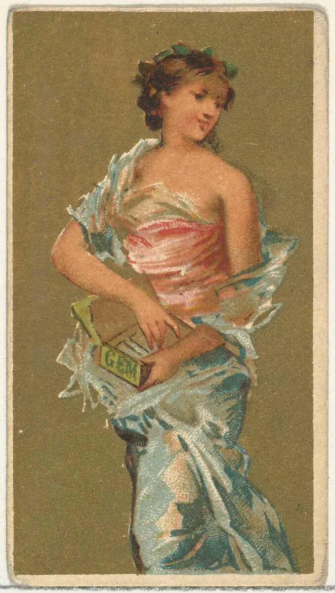 From the Girls and Children series (N65) promoting Richmond Gem Cigarettes for Allen & Ginter brand tobacco products — Allen & Ginter