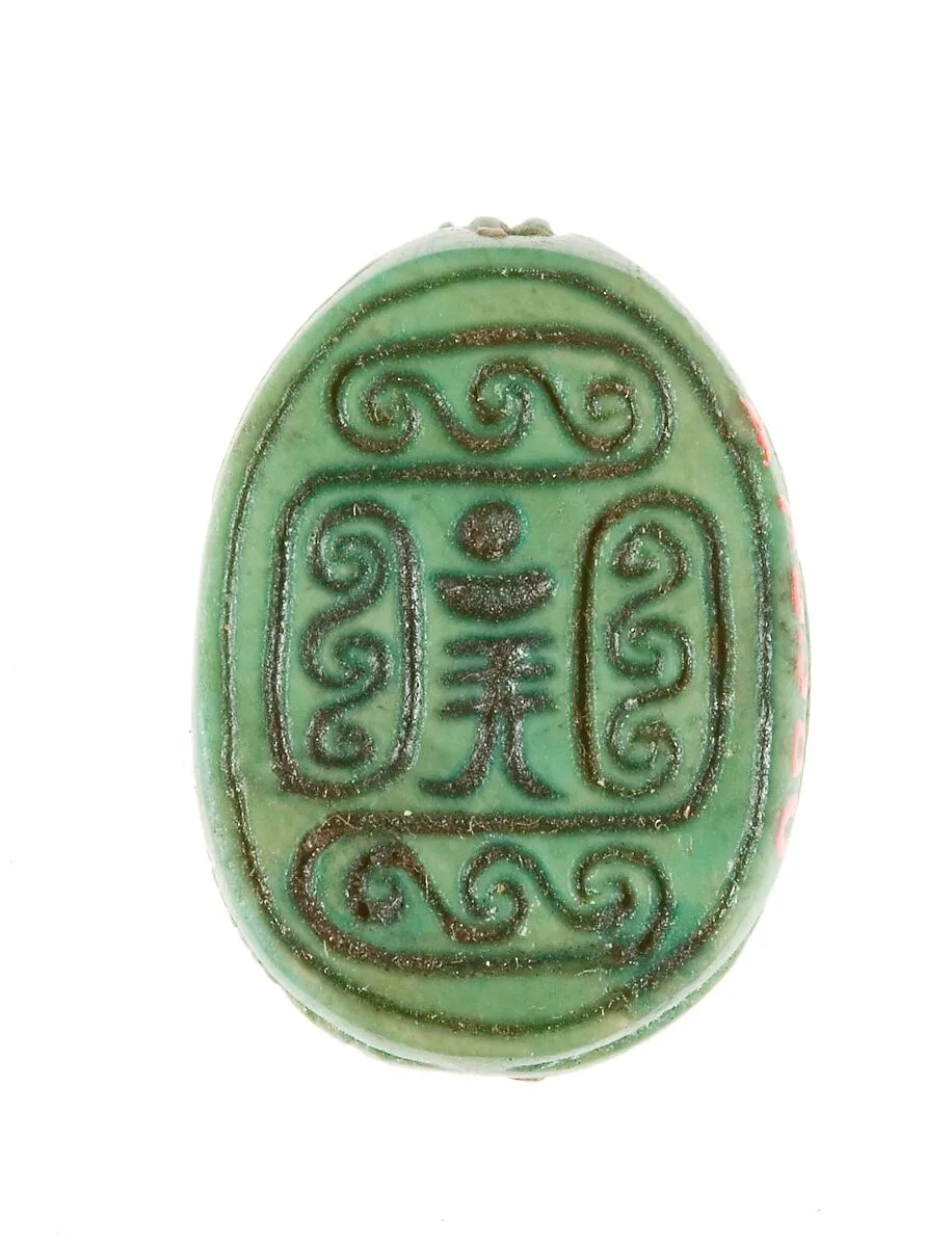 Scarab Inscribed with a Hieroglyphic Motif — Unknown