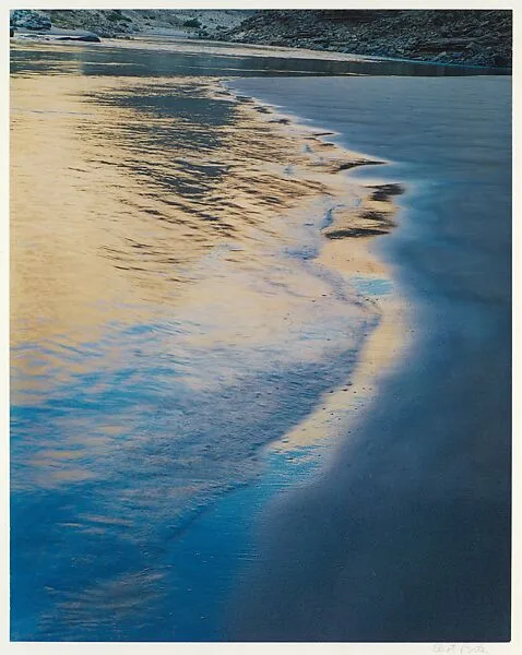 Reflections on Edges of River, Mile 122, Grand Canyon, Arizona — Eliot Porter