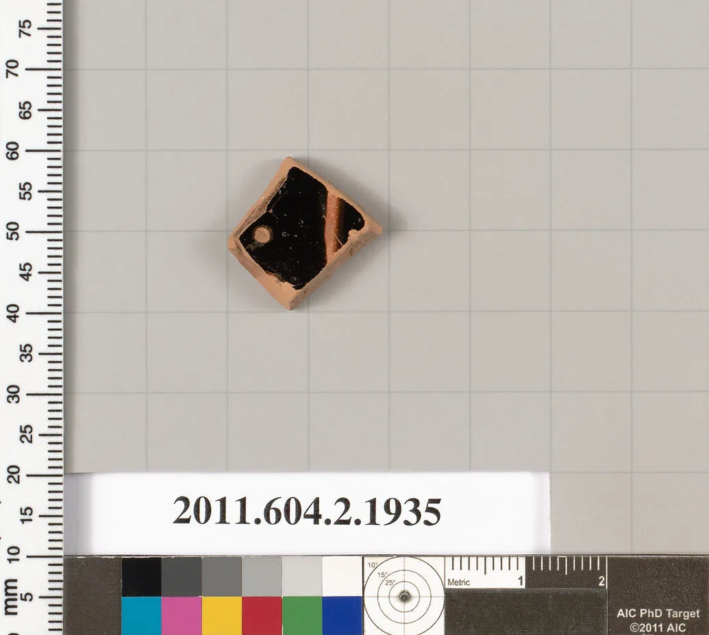 Terracotta fragment of a skyphos (deep drinking cup) — Unknown