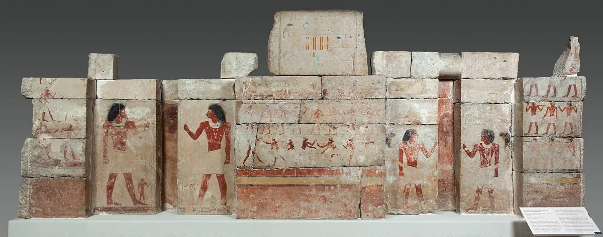 West wall of the chapel of Nikauhor and Sekhemhathor — Unknown
