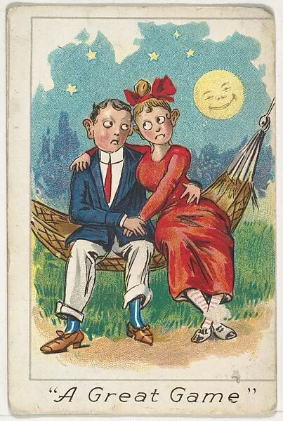"A Great Game", from the Baseball Comics series (T203) — Winner Cut Plug Tobacco|P.H. Mayo & Brother, Richmond, Virginia