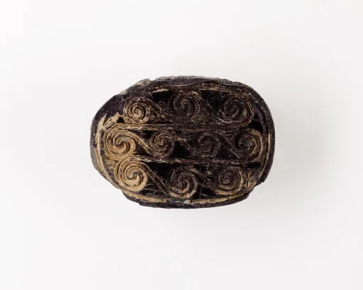 Scarab Decorated with Scrolls
