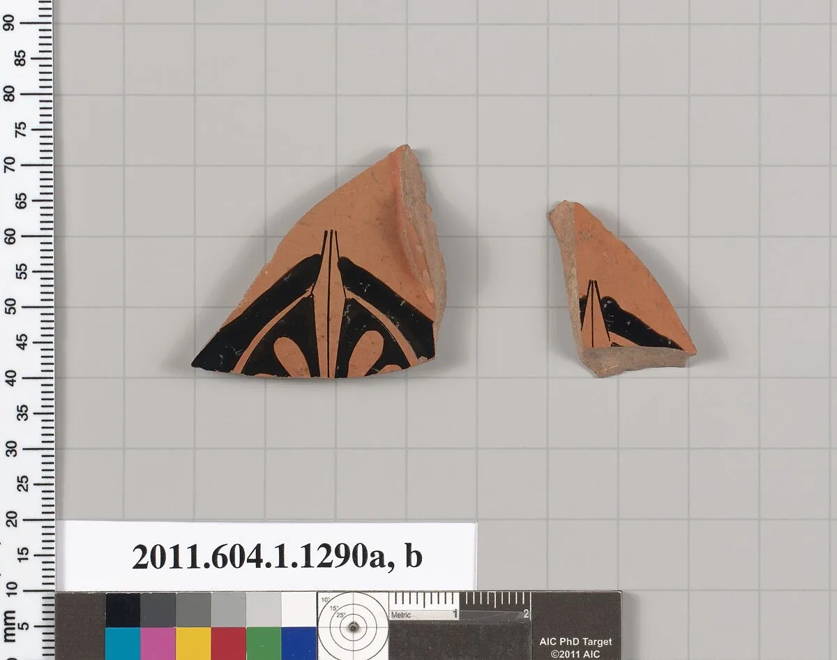 Terracotta fragments of kylikes (drinking cups) — Unknown