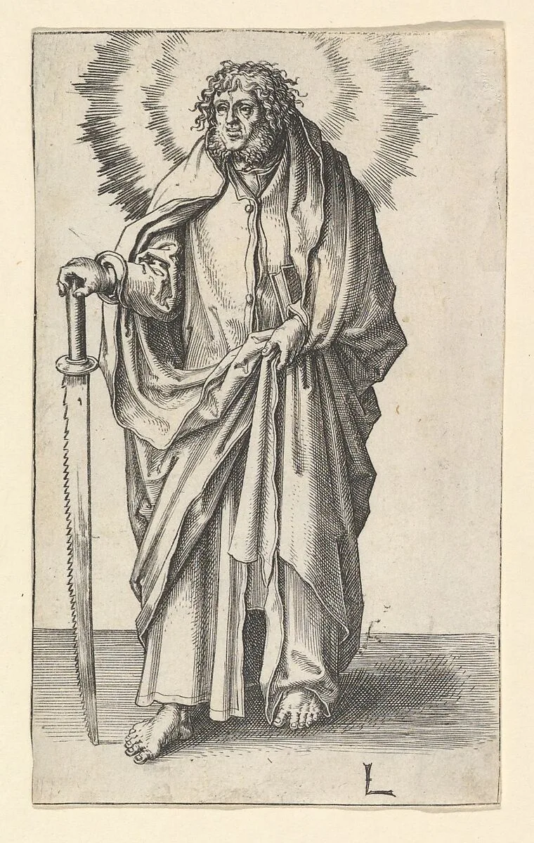 St. Simon — Lucas van Leyden