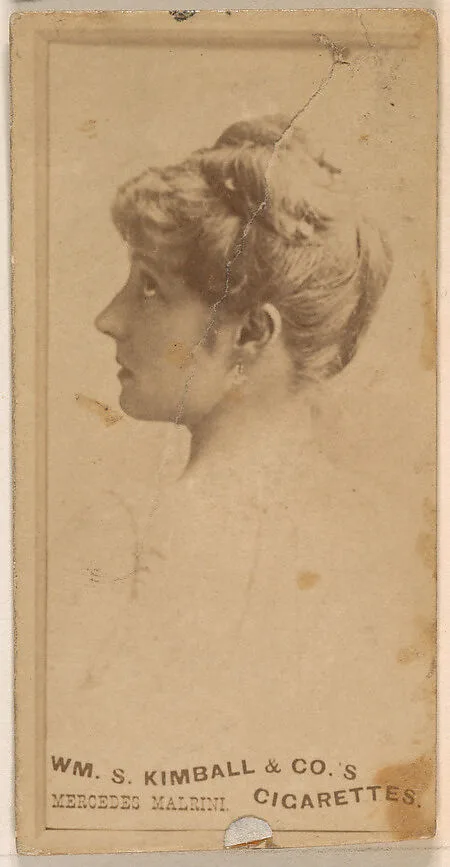 Mercedes Malrini, from the Actresses series (N203) issued by Wm. S. Kimball & Co. — William S. Kimball & Company