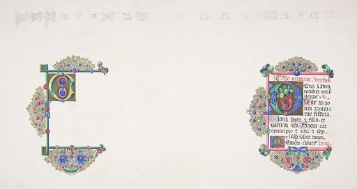 Illuminated Initial "O"