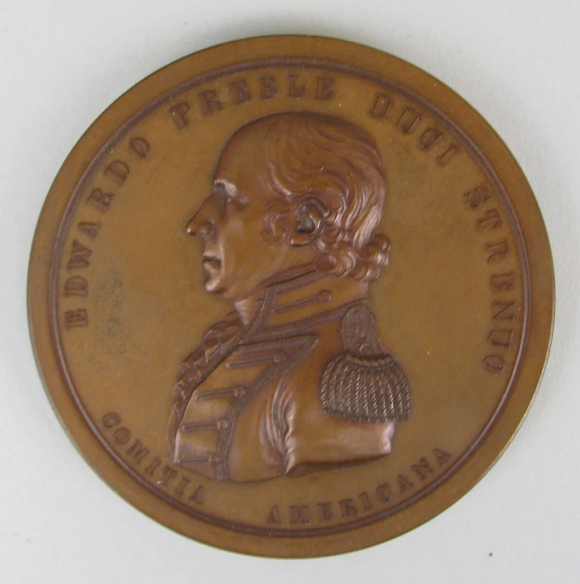 Commodore Edward Preble (1761–1807) and his Bombardment of Tripoli, August 3, 1804 — Johann Mathias Reich