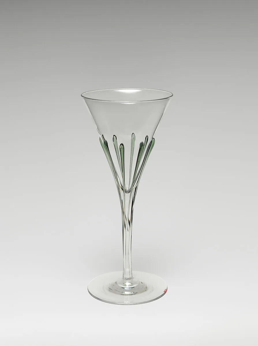 Tear wine glass — Harry Powell|James Powell and Sons|Whitefriars Glassworks