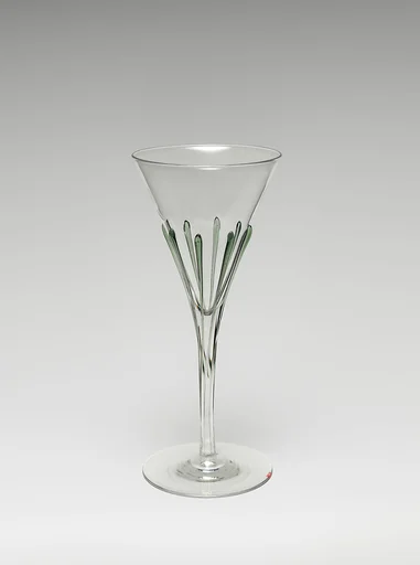 Tear wine glass