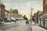 Main Street looking East from the Bridge, Stoughton, Wis.