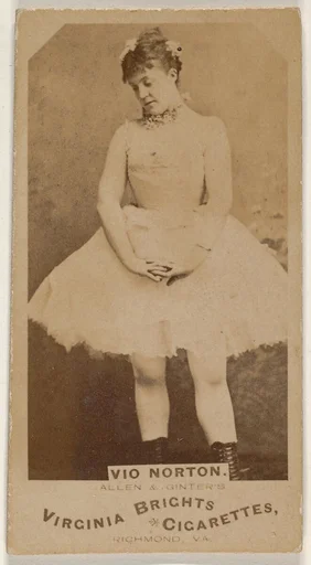 Vio Norton, from the Actors and Actresses series (N45, Type 1) for Virginia Brights Cigarettes